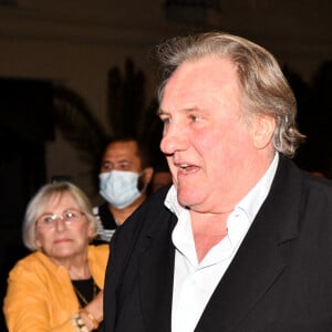 Gérard Depardieu - Soirée de clôture de la 3e édition du Festival Cinéroman à Nice, le 24 octobre 2021. © Bruno Bebert / Bestimage