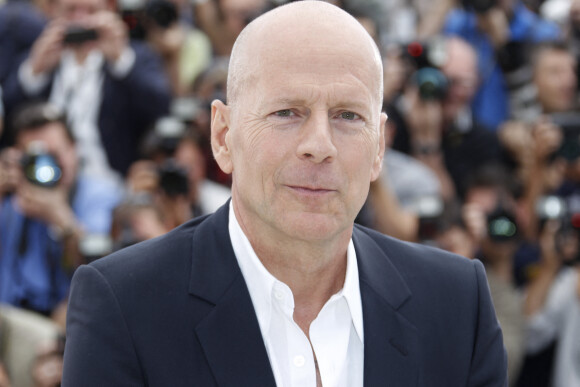 Bruce Willis - Photocall du film "Moonrise Kingdom" au Festival de Cannes. 