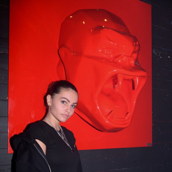 Exclusif - Thylane Blondeau - Soirée "More Life x Richard Orlinski" dans le cadre de la 46ème édition de la FIAC au club l'Arc à Paris, le 17 octobre 2019. © Rachid Bellak/Bestimage 