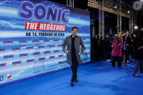 Jim Carrey - Première du film "Sonic le film" à Berlin, le 28 janvier 2020. 
