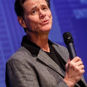 Jim Carrey à la première du film "Sonic, le film" (Sonic the Hedgehog') à Berlin le 28 janvier 2020.