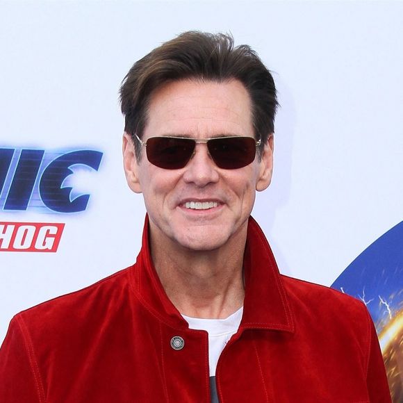 Jim Carrey à la première de Sonic The Hedgehog aux Paramount Studios à Los Angeles, le 25 janvier 2020 