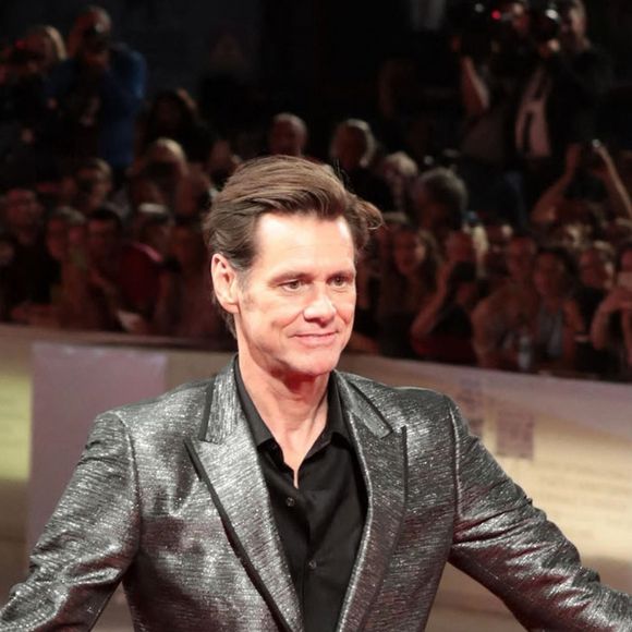 Jim Carrey à la première de "Jim & Andy: The Great Beyond - The Story of Jim Carrey & Andy Kaufman" au 74ème Festival International du Film de Venise (Mostra), le 5 septembre 2017. 