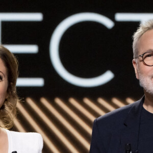 Exclusif - Léa Salamé, Laurent Ruquier - Enregistrement de l'émission "On Est En Direct (OEED)", présentée par L.Ruquier et L.Salamé, et diffusée en direct le 5 mars sur France 2 © Jack Tribeca / Bestimage 