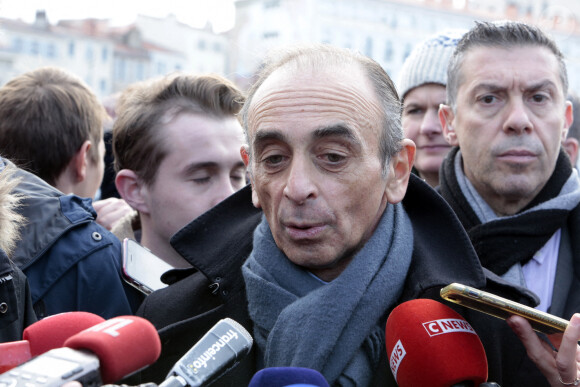 Eric Zemmour en déplacement à Marseille le 27 novembre 2021