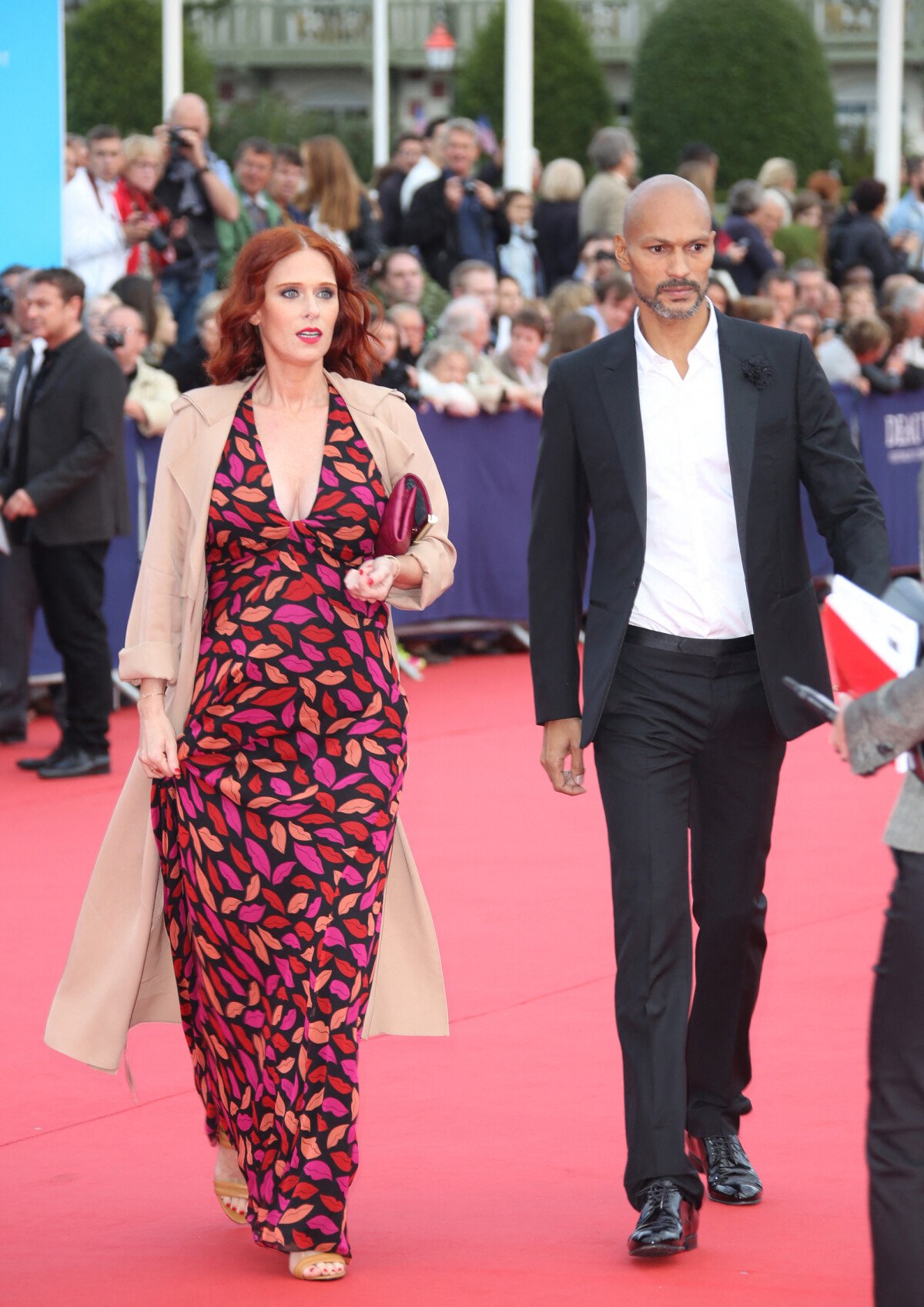 Photo Audrey Fleurot Enceinte Et Son Compagnon Djibril Glissant Avant Premi Re Du Film