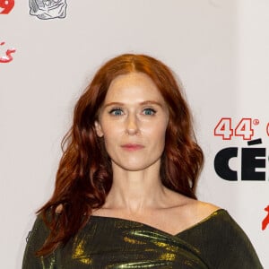 Audrey Fleurot (Robe Julien Fournié Haute Couture) - Photocall du dîner de la 44ème cérémonie des César au Fouquet's à Paris. Le 22 février 2019 © Pierre Perusseau / Bestimage 