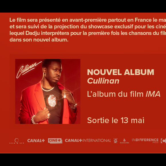 L'album du film Ima, par le chanteur Dadju
