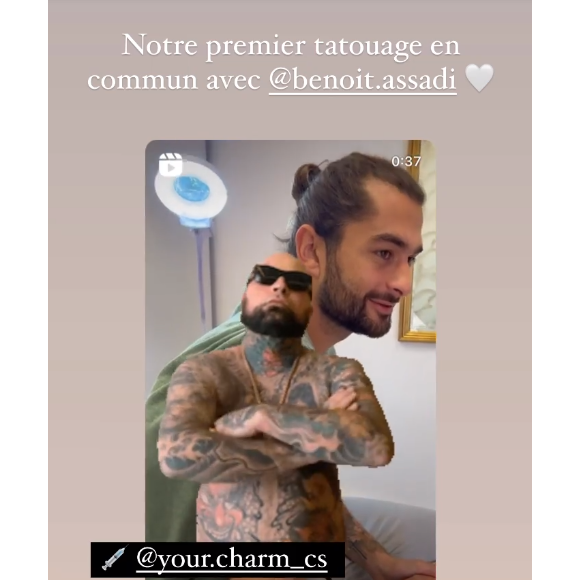 Jesta Hillmann et son mari Benoît Assadi se sont offerts leur premier tatouage en commun - Instagram