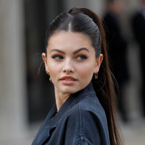 Thylane Blondeau - Arrivées au défilé Miu Miu collection prêt-à-porter Automne/Hiver 2020-2021 lors de la Fashion Week à Paris le 3 mars 2020. © Christophe Clovis - Veeren Ramsamy / Bestimage 