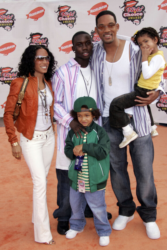 Will Smith et Jada Pinkett Smith en famille - Cérémonie des Nickelodeon Kids Choice Awards à Westwood.