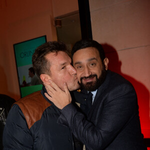 Exclusif - Benjamin Castaldi et Cyril Hanouna - Cocktail d'inauguration de la première galerie Pop Art Concept store entièrement dédié aux oeuvres de Richard Orlinski à Paris, France, le 23 novembre 2017. © Rachid Bellak/Bestimage 