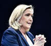 Marine Le Pen - Meeting de Marine Le Pen, candidate RN à l'élection présidentielle, à Perpignan