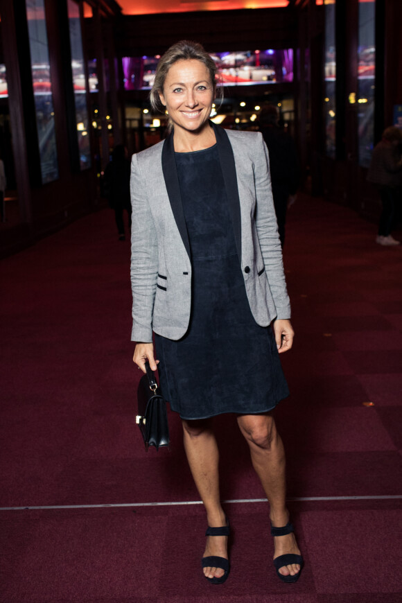 Exclusif - Anne-Sophie Lapix - People au concert unique "Au cinéma" de Renaud Capuçon à l'Olympia à Paris le 14 octobre 2018. © Dominique Jacovides - Cyril Moreau/Bestimage 