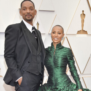 Jada Pinkett Smith, Will Smith au photocall de la 94ème édition de la cérémonie des Oscars à Los Angeles, le 27 mars 2022. 