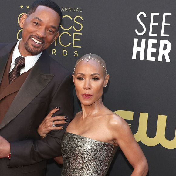 Will Smith, Jada Pinkett Smith - Photocall de la 27ème édition des Critics Choice Awards à Los Angeles le 13 mars 2022. 