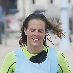 Exclusif - Laure Manaudou - La championne de natation L.Manaudou organise et lance la 1er édition de sa course, la "Swimrun" à Arcachon, France, le 23 juin 2019. © Patrick Bernard/Bestimage