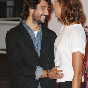 Laure Manaudou et son compagnon Jérémy Frérot - Arrivées à la 17ème cérémonie des NRJ Music Awards 2015 au Palais des Festivals à Cannes, le 7 novembre 2015. © Christophe Aubert via Bestimage