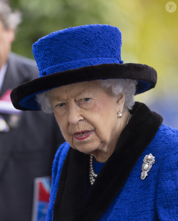 La reine Elisabeth II annule son traditionnel Noël à Sandringham - La reine Elisabeth II d'Angleterre lors des Champions Day à Ascot.