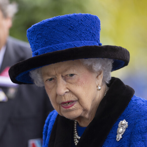 La reine Elisabeth II annule son traditionnel Noël à Sandringham - La reine Elisabeth II d'Angleterre lors des Champions Day à Ascot.