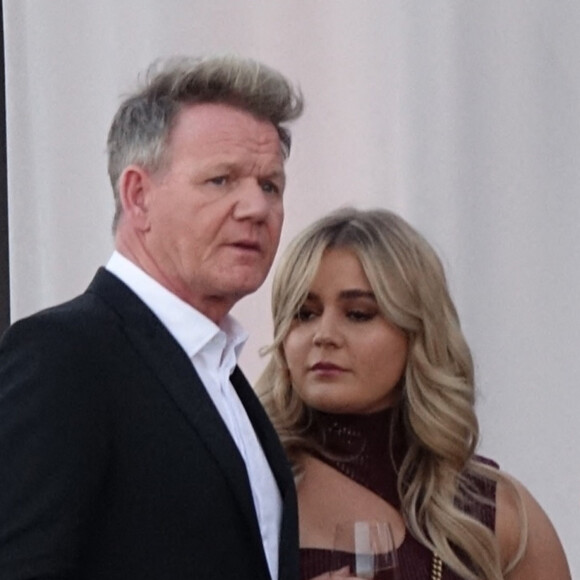 Exclusif - Gordon Ramsay - Les invités lors de la cérémonie de mariage de Brooklyn Beckham et Nicola Peltz à Palm Beach en Floride le 9 avril 2022.