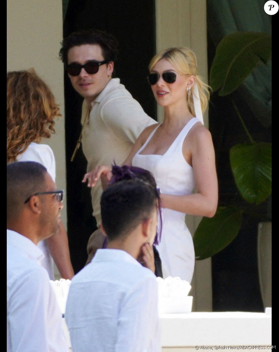 Les jeunes mariés Nicola Peltz et Brooklyn Beckham au brunch post-mariage / Splash News/ABACAPRESS.COM