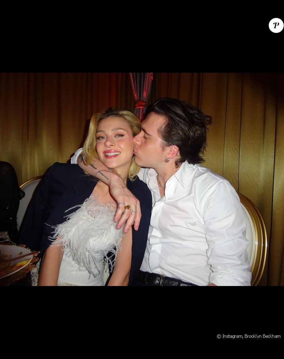 Brooklyn Beckham et sa chérie Nicola Peltz sur Instagram.