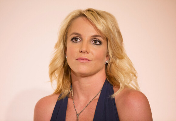 Britney Spears présente sa première collection de lingerie "The Intimate Britney Spears" au Hotel Cafe Royal à Londres, le 23 septembre 2014. 