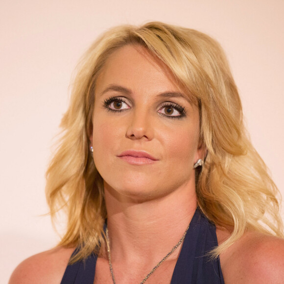 Britney Spears présente sa première collection de lingerie "The Intimate Britney Spears" au Hotel Cafe Royal à Londres, le 23 septembre 2014. 