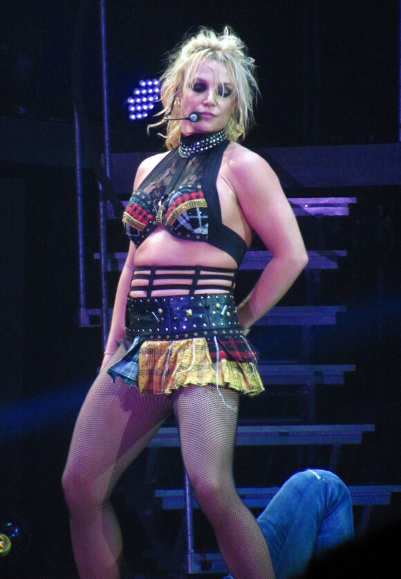 Britney Spears en concert à Londres, Royaume Uni, le 26 août 2018. 