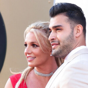 Britney Spears, Sam Asghari - Les célébrités assistent à la première de "Once Upon a Time in Hollywood" à Hollywood, le 22 juillet 2019. 
