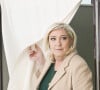 Marine Le Pen, candidate du Rassemblement National, vote pour le premier tour de l'élection présidentielle à Hénin-Beaumont le 10 avril 2022
