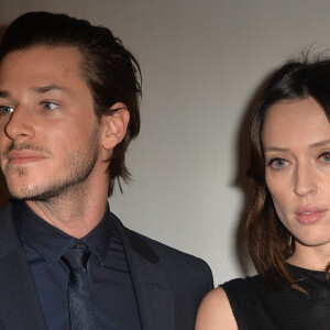 Gaspard Ulliel et sa compagne Gaëlle Pietri - La 20ème cérémonie des Prix Lumières à l'espace Pierre Cardin à Paris, le 2 février 2015.