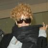Rihanna à l'aéroport d'Heathrow en Angleterre, le 22 janvier 2010