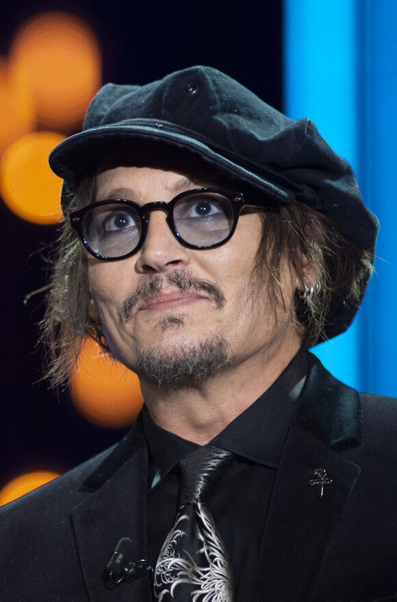 Johnny Depp reçoit un prix Donostia pour récompenser l'ensemble de sa carrière lors du 69ème festival international du film de San Sebastian (Saint Sebastien).