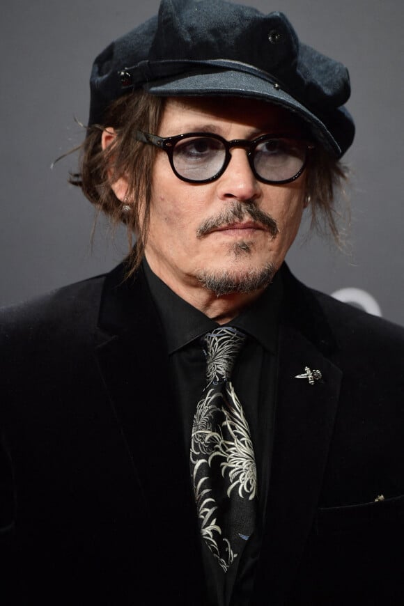 Johnny Depp reçoit un prix Donostia pour récompenser l'ensemble de sa carrière lors du 69ème festival international du film de San Sebastian (Saint Sebastien) le 22 septembre 2021