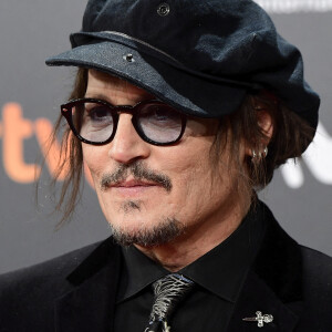 Johnny Depp reçoit un prix Donostia pour récompenser l'ensemble de sa carrière lors du 69ème festival international du film de San Sebastian (Saint Sebastien) le 22 septembre 2021.