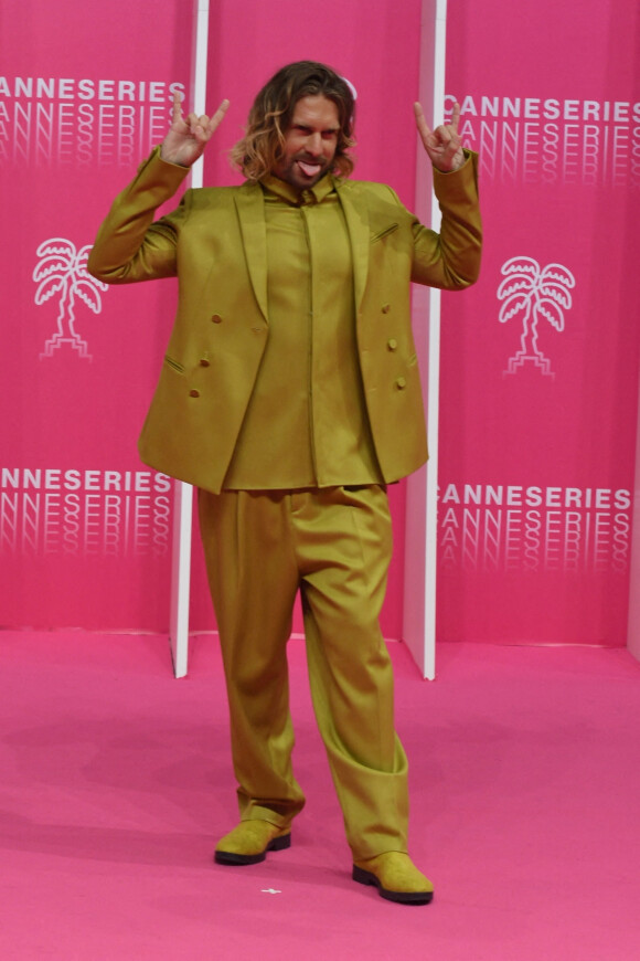 Stephen Di Tordo - Pink Carpet dans le cadre de Canneseries saison 3 au Palais des Festivals à Cannes, le 13 octobre 2020.