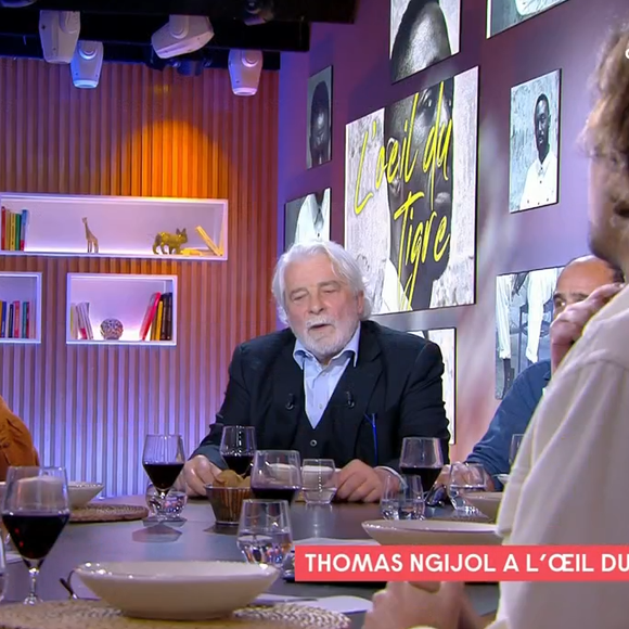 Dans "C à Vous", Thomas Ngijol évoque avec beaucoup d'émotion ses relations avec sa femme Karole Rocher