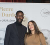 Thomas Ngijol et sa compagne Karole Rocher, lors de la cérémonie de clôture de la 12e édition du Festival du film Lumière à Lyon, du 10 au 18 octobre 2020. © Sandrine Thesillat / Panoramic / Bestimage 