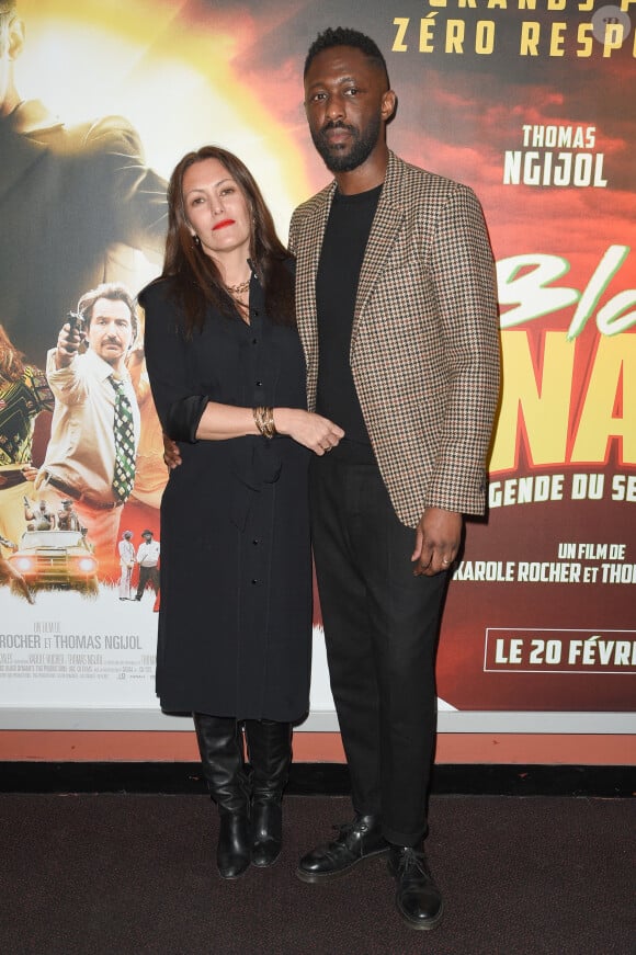 Karole Rocher et son mari Thomas Ngijol - Avant-première du film "Black Snake" à l'UGC George V à Paris le 18 février 2019. © Coadic Guirec/Bestimage