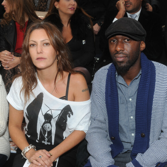 Thomas Ngijol et Karole Rocher - Le plus grand defile du Monde aux Galeries Lafayette Paris, le 18 septembre 2012