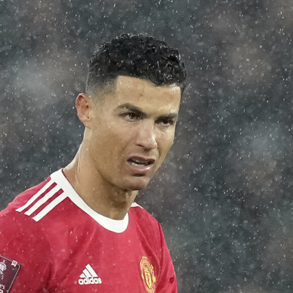 Cristiano Ronaldo lors du match de FA Cup Emirates au stade Old Trafford à Manchester, Royaume Uni, le 4 février 2022. Le match s'est terminé sur un match nul 1-1. © Andrew Yates/Sportimage/Cal Sport Media/Zuma Press/Bestimage