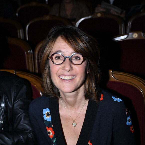 Exclusif - Alexia Laroche-Joubert - Générale du chanteur Amir Haddad, seul-en-scène dans la pièce "Sélectionné" mise en scène par S. Suissa au théâtre Edouard VII à Paris le 28 mars 2022. © Rachid Bellak/Bestimage Sélectionné, texte de M. Elya, raconte l'incroyable histoire du nageur Alfred Nakache, dont une piscine parisienne porte le nom dans le XXème arrondissement. Cet athlète a été plusieurs fois champion de France avant et après sa déportation à Auschwitz car de confession juive. © Rachid Bellak /Bestimage