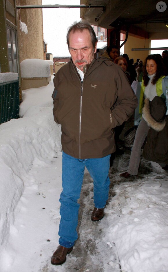 Tommy Lee Jones au Festival du film de Sundance dans l'Utah, le 24 janvier 2010