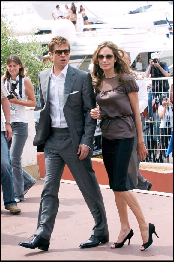 Angelina Jolie et Brad Pitt à Cannes en 2007