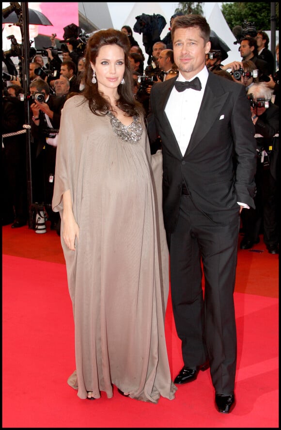 Angelina Jolie et Brad Pitt à Cannes en 2008 - Archives