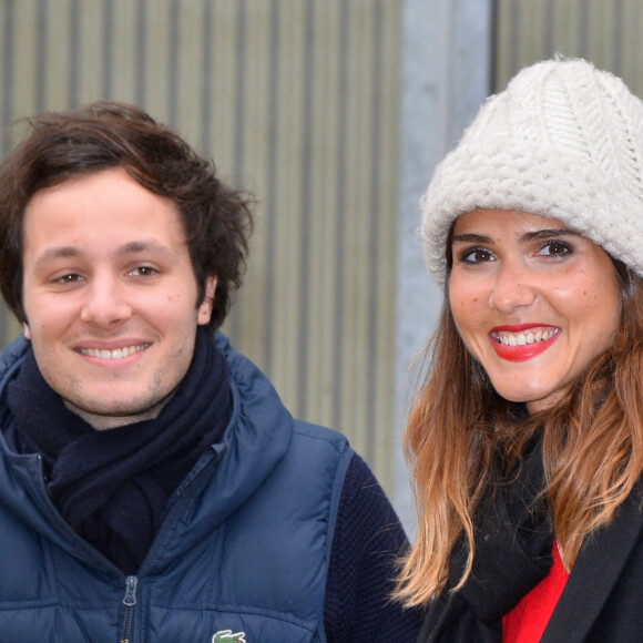 Vianney et Joyce Jonathan - Lancement de l'opération Pièces Jaunes 2017 À l'Hôpital Necker-Enfants malades AP-HP à Paris le 4 janvier 2017. © Guirec Coadic / Bestimage