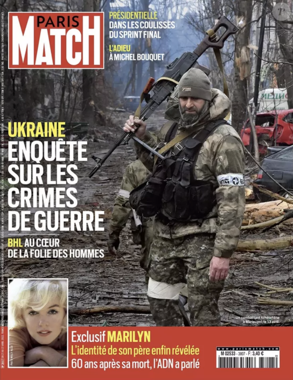 Magazine "Paris Match", en kiosques jeudi 21 avril 2022.