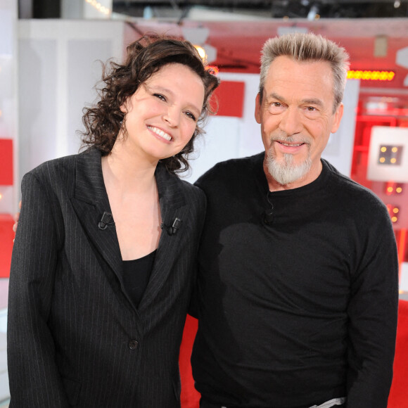 Exclusif - Anne Sila et Florent Pagny - Enregistrement de l'émission "Vivement Dimanche" présentée par M.Drucker © Guillaume Gaffiot / Bestimage